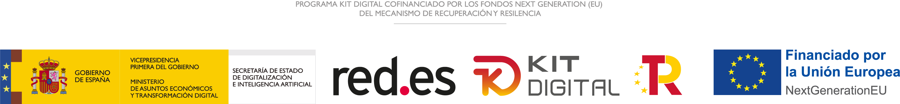 Programa Kit Digital cofinanciado por los fondos Next Generation (UE) del mecanismo de recuperación y resiliencia.