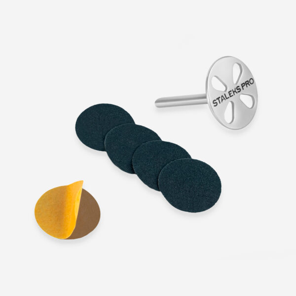 Disco de pedicura Pododisc Staleks Pro Expert M - Grano 180 (5 piezas, 20 mm) - Imagen 4